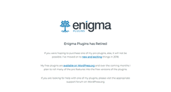 Desktop Screenshot of enigmaplugins.com