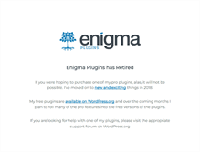 Tablet Screenshot of enigmaplugins.com